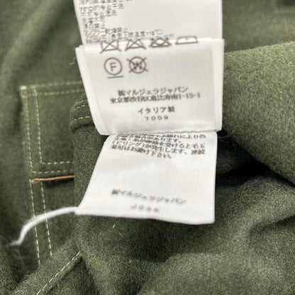 Maison margiela メゾンマルジェラ 22年製 S30DL0495 カーキ ウール オーバーシャツ トップス
