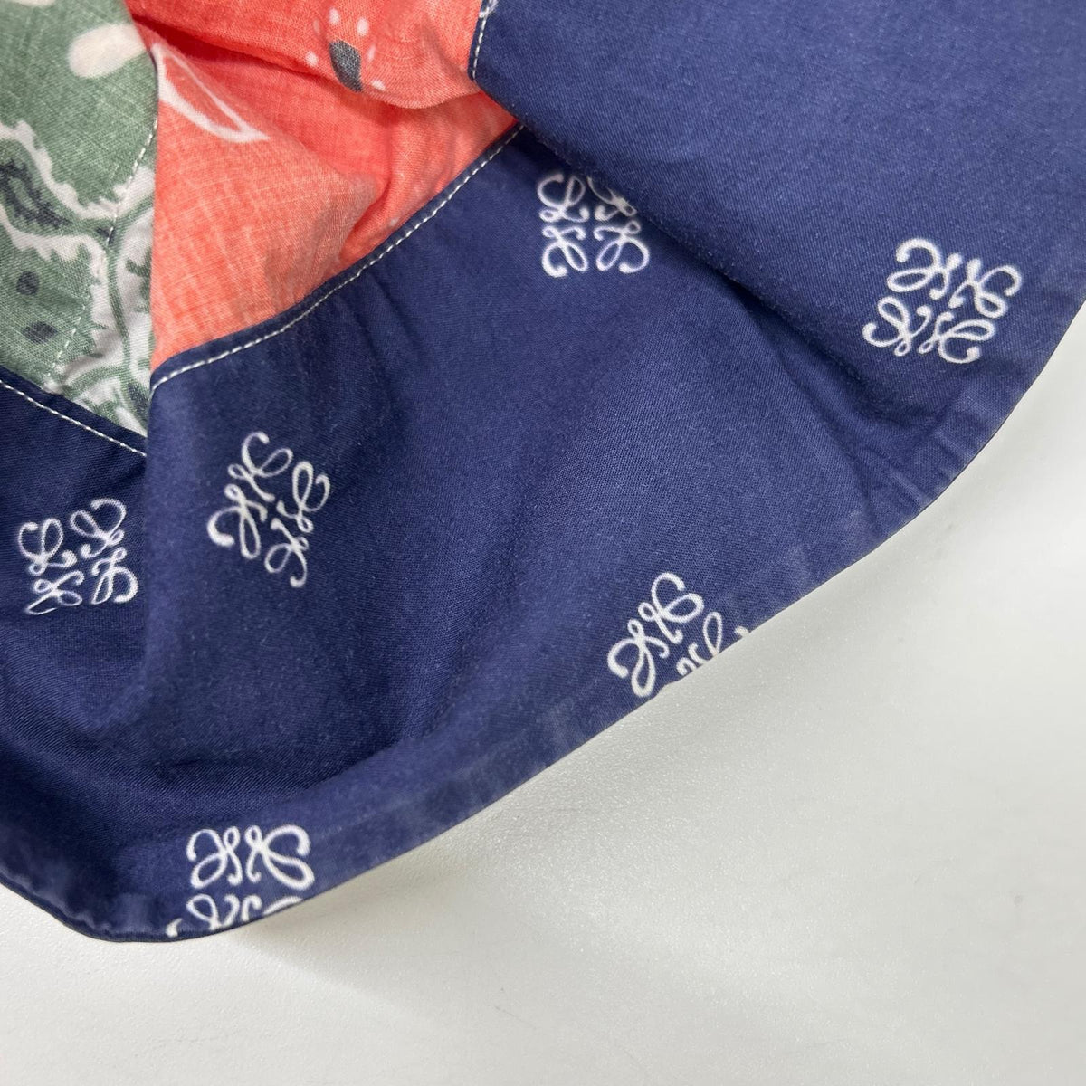 LOEWE ロエベ 19年製 Multicolor Bandana-Sleeve Striped Shirt Tops
