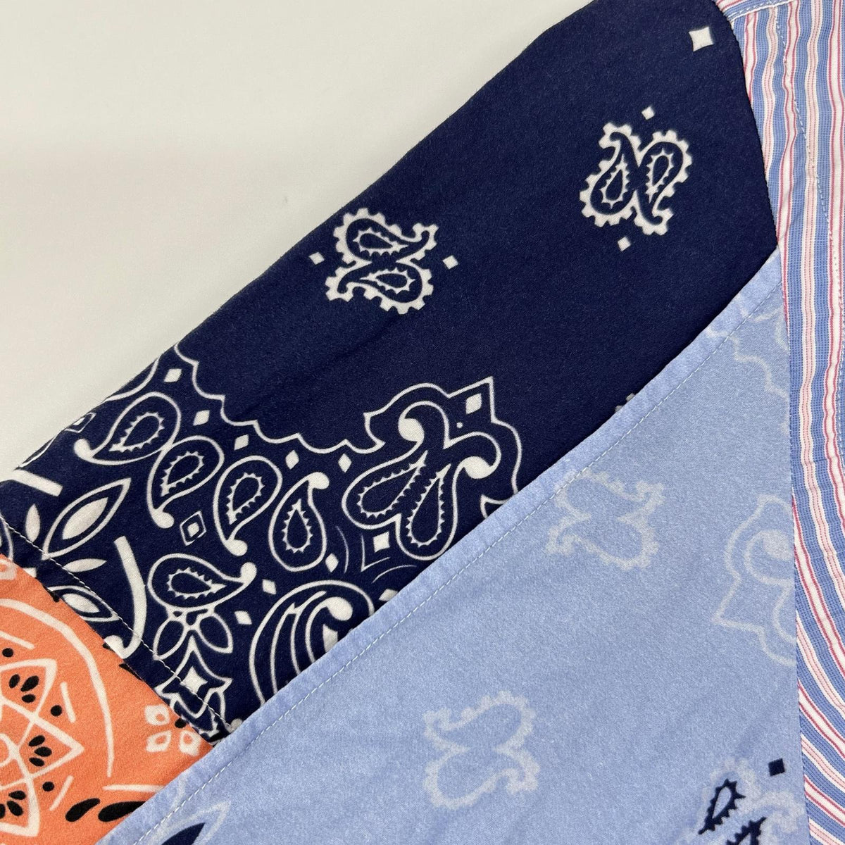LOEWE ロエベ 19年製 Multicolor Bandana-Sleeve Striped Shirt Tops