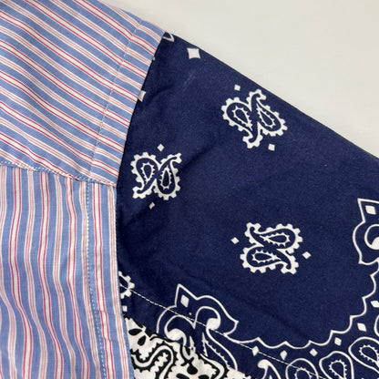 LOEWE ロエベ 19年製 Multicolor Bandana-Sleeve Striped Shirt Tops