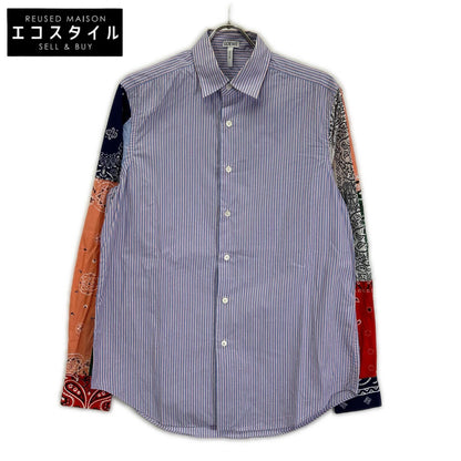 LOEWE ロエベ 19年製 Multicolor Bandana-Sleeve Striped Shirt Tops