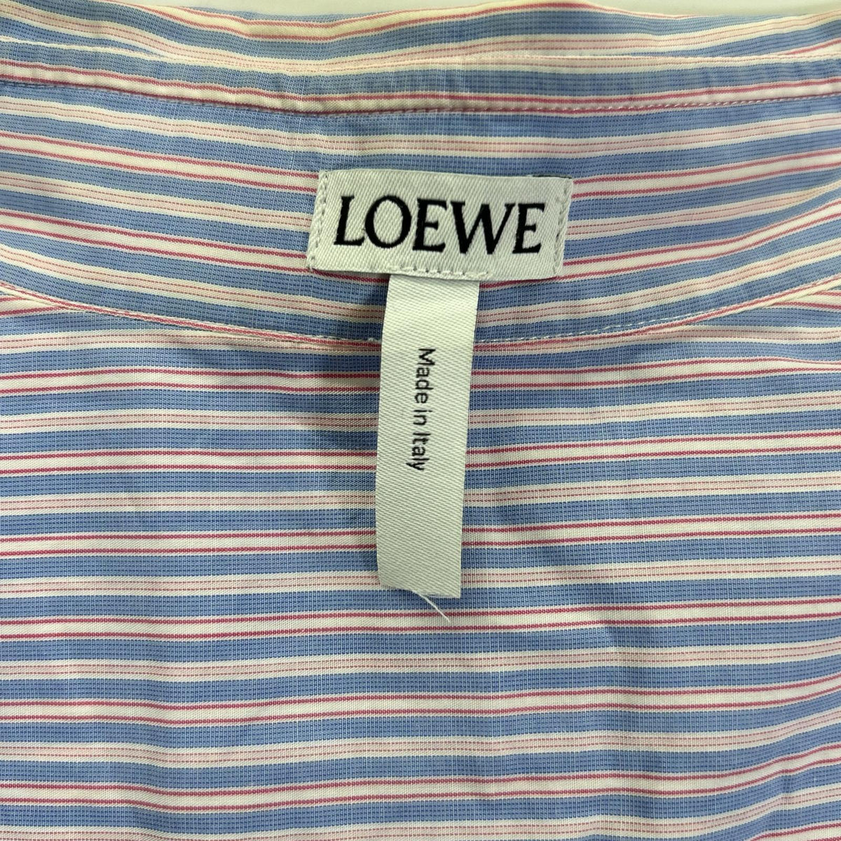 LOEWE ロエベ 19年製 Multicolor Bandana-Sleeve Striped Shirt Tops