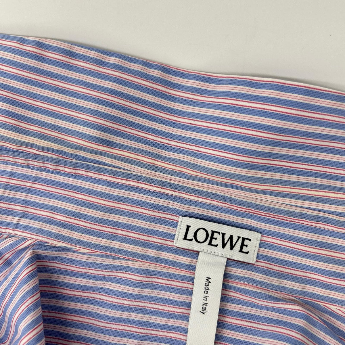 LOEWE ロエベ 19年製 Multicolor Bandana-Sleeve Striped Shirt Tops