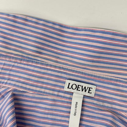 LOEWE ロエベ 19年製 Multicolor Bandana-Sleeve Striped Shirt Tops