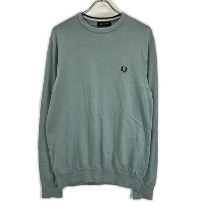 FRED PERRY Fred Perry K9601 Light Gray Classic Crew Neck Jumper Top