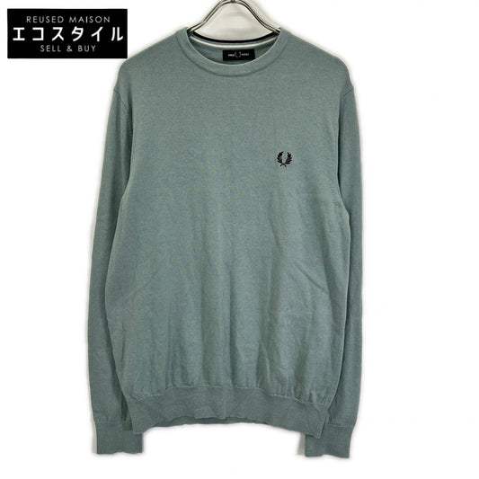 FRED PERRY フレッドペリー K9601 ライトグレー Classic Crew Neck Jumper トップス