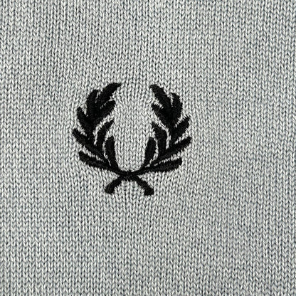 FRED PERRY Fred Perry K9601 Light Gray Classic Crew Neck Jumper Top
