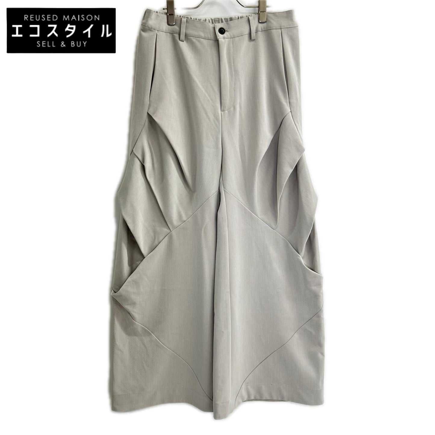 CLEL クレイル ライトグレー Prime TR 3D Tuck Pants ボトムス