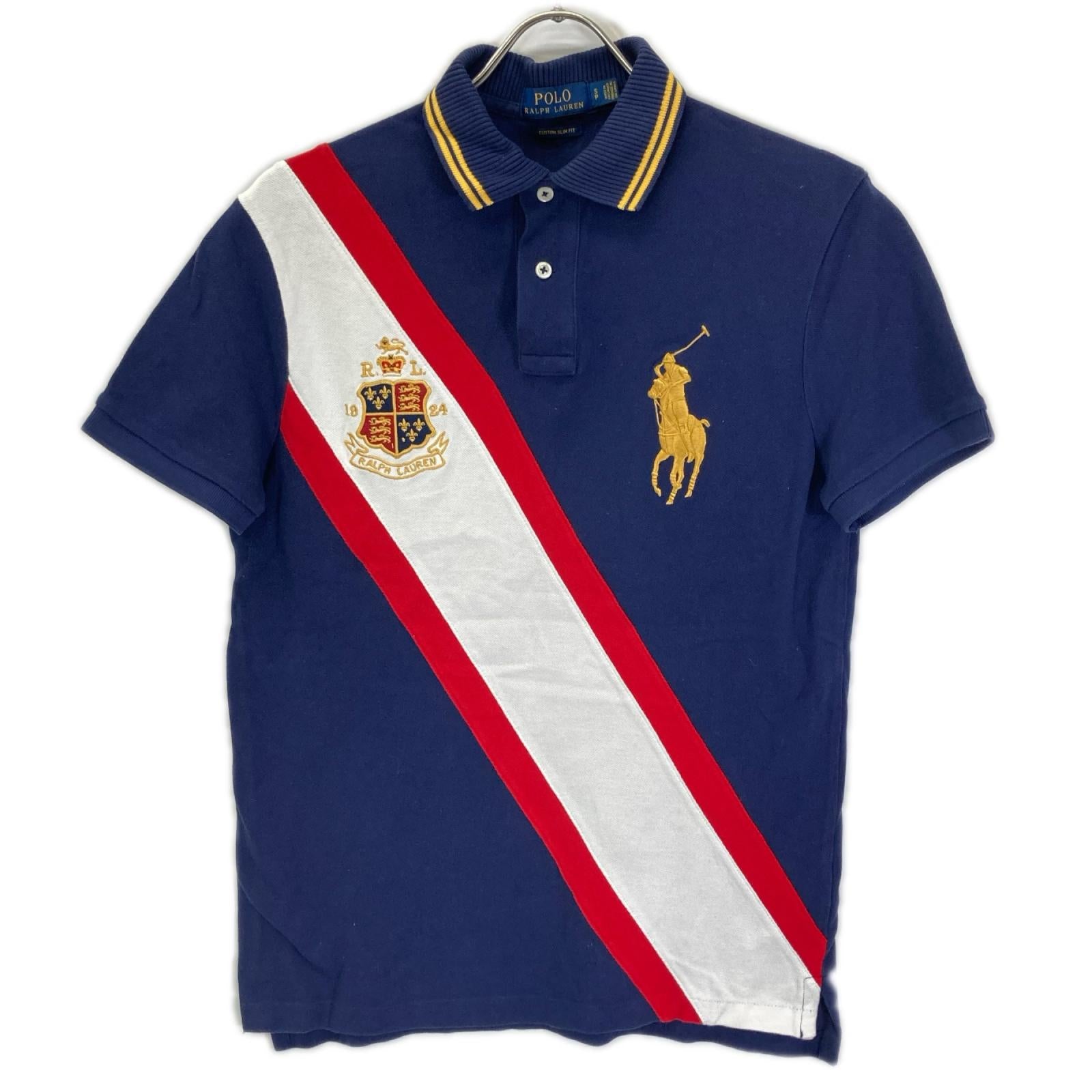 POLObyRalphLauren ポロラルフローレン ネイビー ビックポニー エンブレム ポロシャツ トップス
