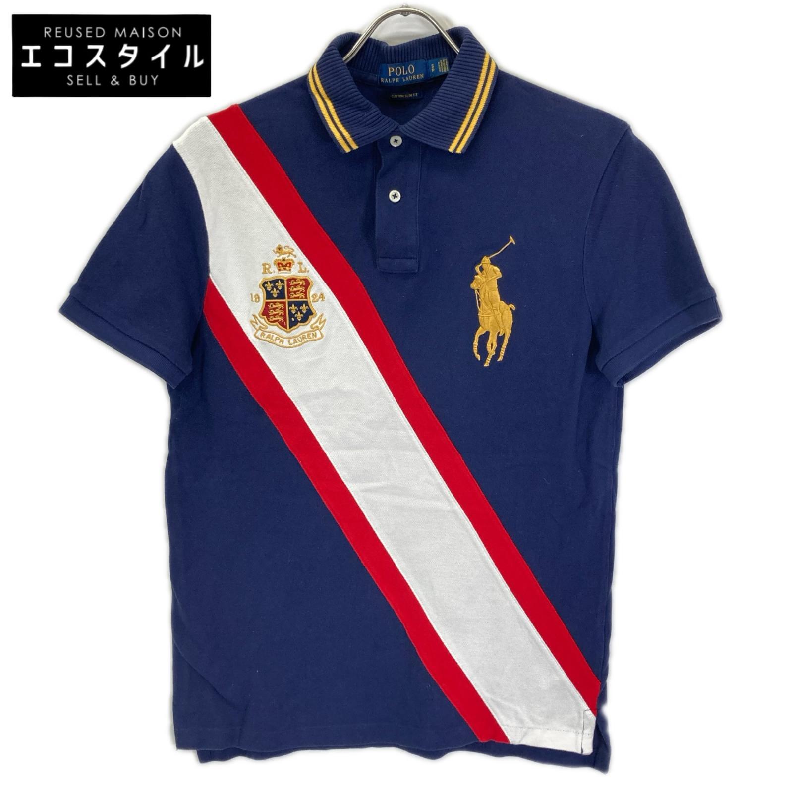 POLObyRalphLauren ポロラルフローレン ネイビー ビックポニー エンブレム ポロシャツ トップス