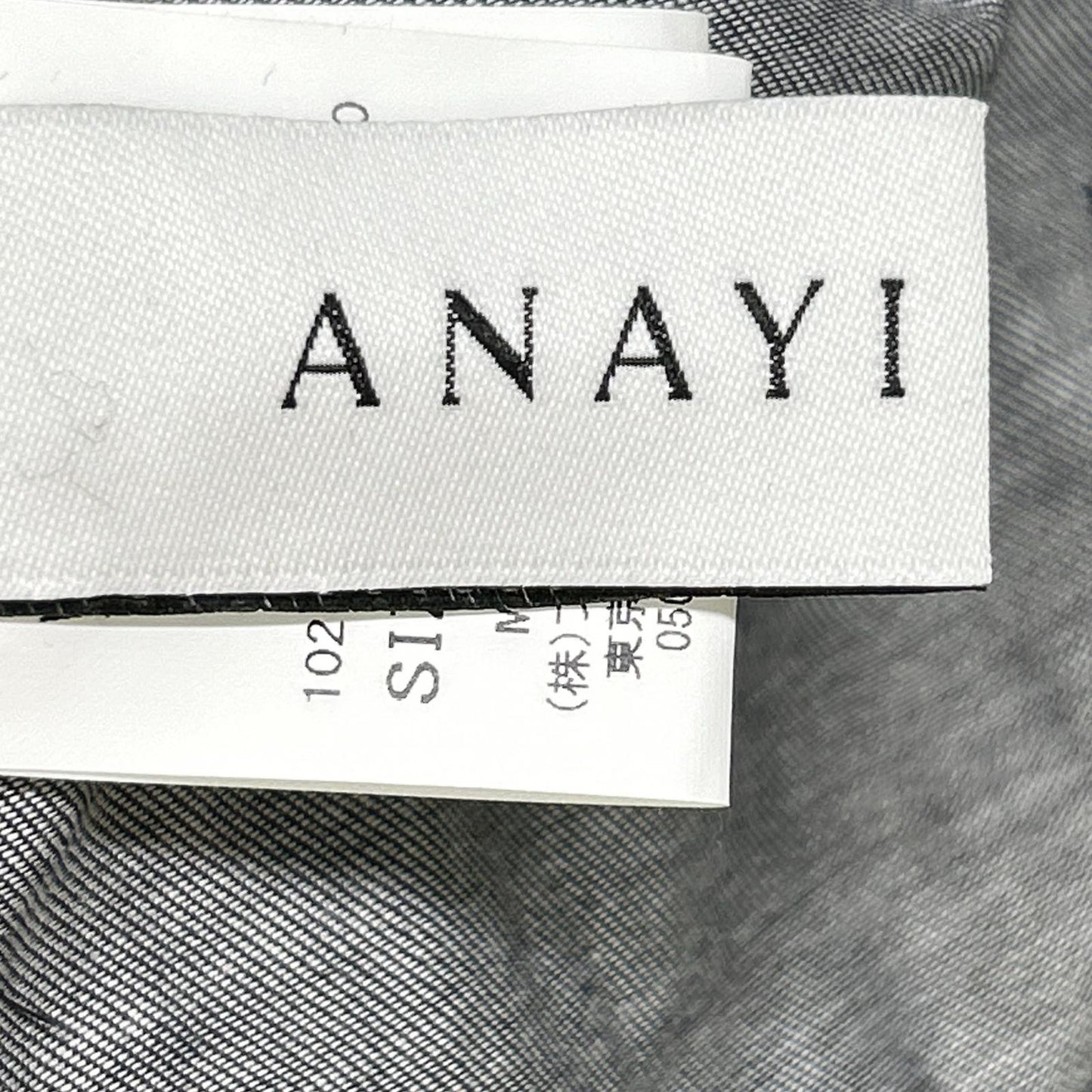 ANAYI アナイ 26年製 ライトデニムタックワンピース ワンピース