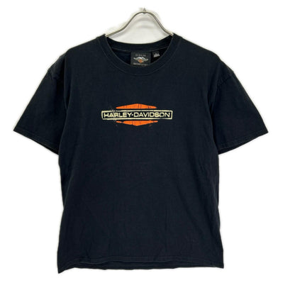 HARLEY DAVIDSON ハーレーダビッドソン ブラック ロゴ 半袖Tシャツ トップス