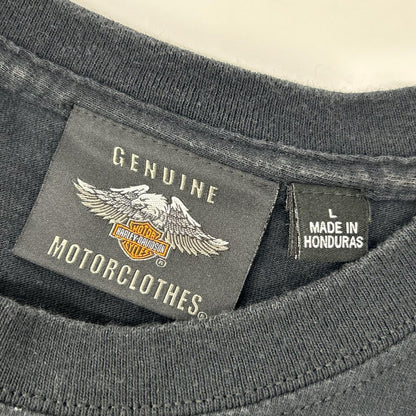 HARLEY DAVIDSON ハーレーダビッドソン ブラック ロゴ 半袖Tシャツ トップス