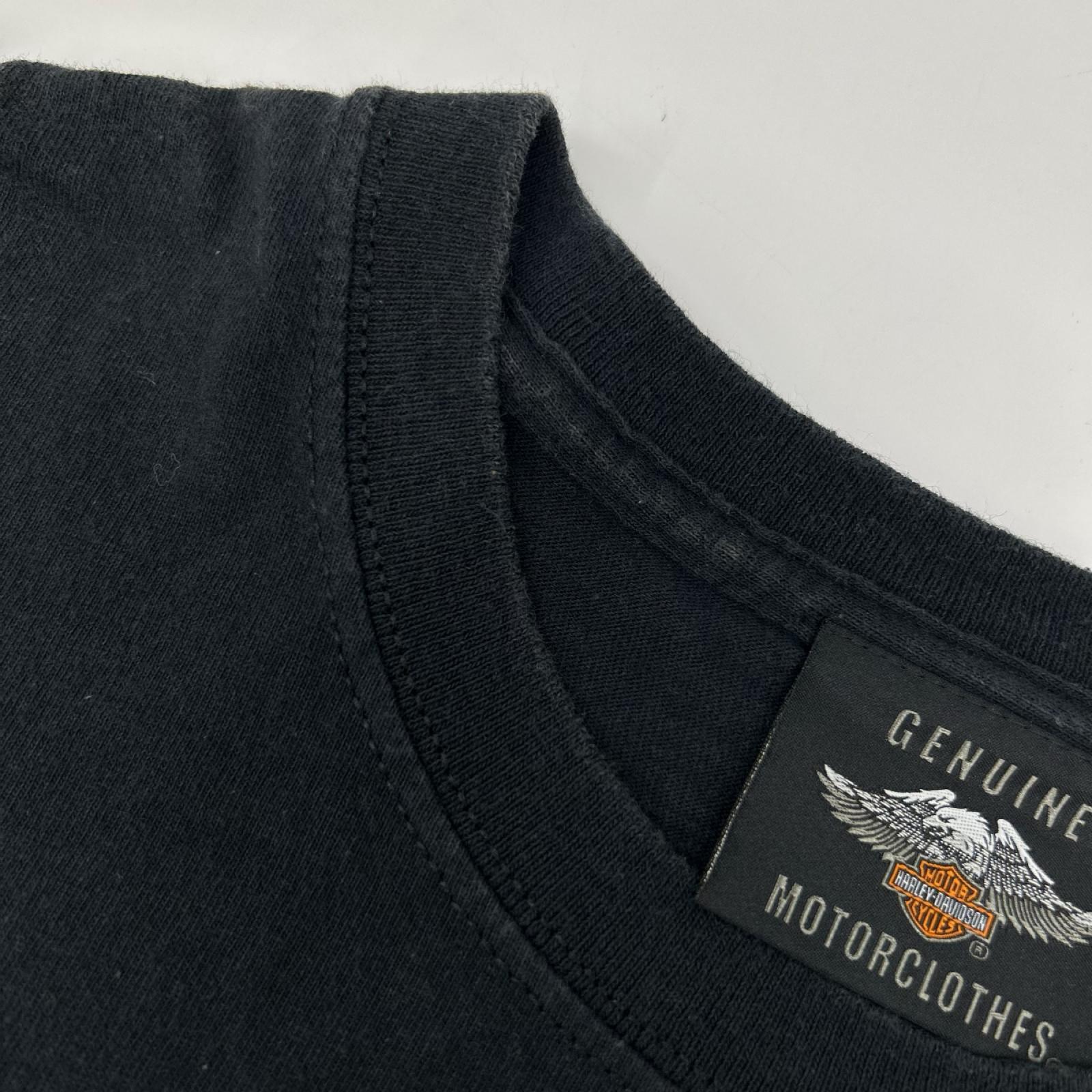 HARLEY DAVIDSON ハーレーダビッドソン ブラック ロゴ 半袖Tシャツ トップス
