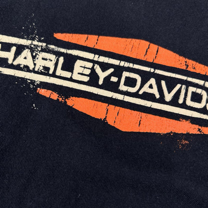 HARLEY DAVIDSON ハーレーダビッドソン ブラック ロゴ 半袖Tシャツ トップス
