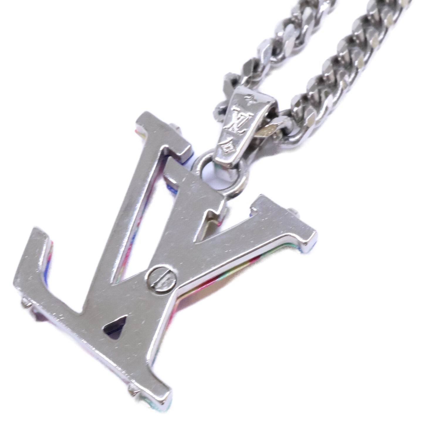 LOUIS VUITTON ルイヴィトン MP3353 コリエ LV サイケデリック ネックレス