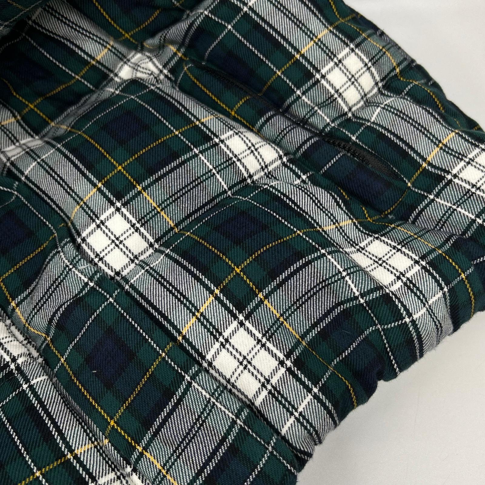 POLObyRalphLauren ポロラルフローレン グリーン チェック柄 フード付き キルテッド ダウンジャケット ジャケット
