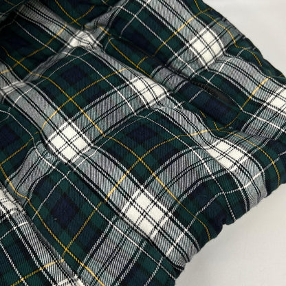 POLObyRalphLauren ポロラルフローレン グリーン チェック柄 フード付き キルテッド ダウンジャケット ジャケット