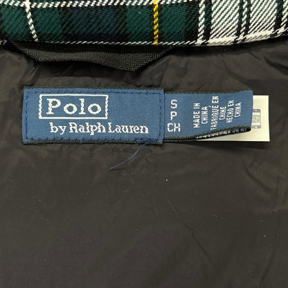 POLObyRalphLauren ポロラルフローレン グリーン チェック柄 フード付き キルテッド ダウンジャケット ジャケット