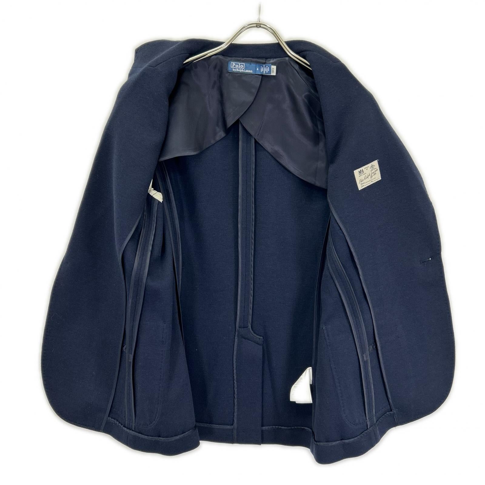POLObyRalphLauren ポロラルフローレン ネイビー ロゴクレスト ニットブレザー ジャケット ジャケット
