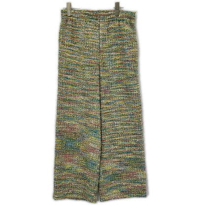 MASU エム エー エス ユー MASS-PT0524 24SS マルチカラー CANDY TWEED WIDE PANTS ボトムス