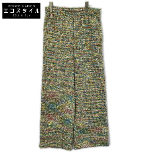 MASU エム エー エス ユー MASS-PT0524 24SS マルチカラー CANDY TWEED WIDE PANTS ボトムス