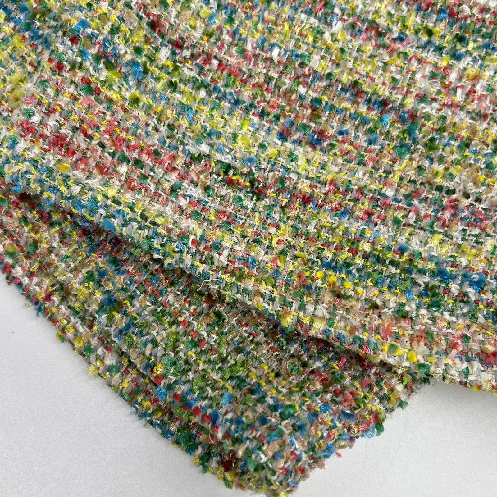 MASU エム エー エス ユー MASS-PT0524 24SS マルチカラー CANDY TWEED WIDE PANTS ボトムス