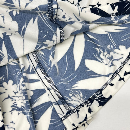 LAUREN RALPH LAUREN Lauren Ralph Lauren blue × white all-over print dress dress