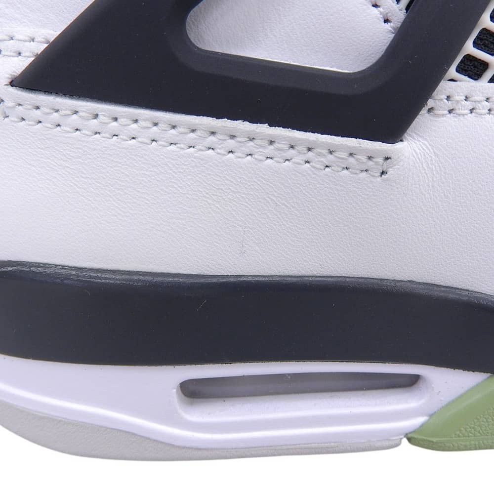 NIKE ナイキ Air Jordan 4 スニーカー シューズ メンズ ホワイト/オイルグリーン/ダークアッシュ 27.5cm シューズ
