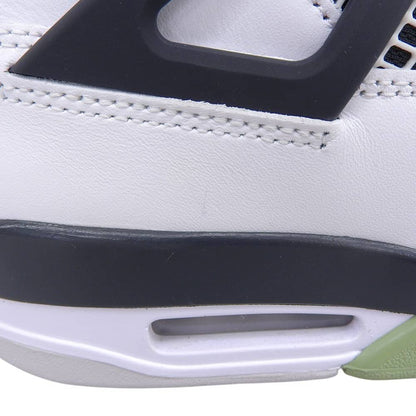 NIKE ナイキ Air Jordan 4 スニーカー シューズ メンズ ホワイト/オイルグリーン/ダークアッシュ 27.5cm シューズ