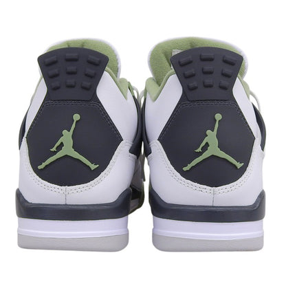 NIKE ナイキ Air Jordan 4 スニーカー シューズ メンズ ホワイト/オイルグリーン/ダークアッシュ 27.5cm シューズ