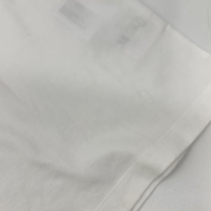 PRADA プラダ UJN861 ホワイト ロゴプレート付き Tシャツ トップス