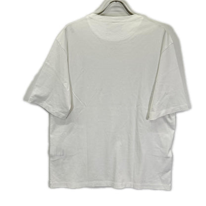 PRADA プラダ UJN861 ホワイト ロゴプレート付き Tシャツ トップス