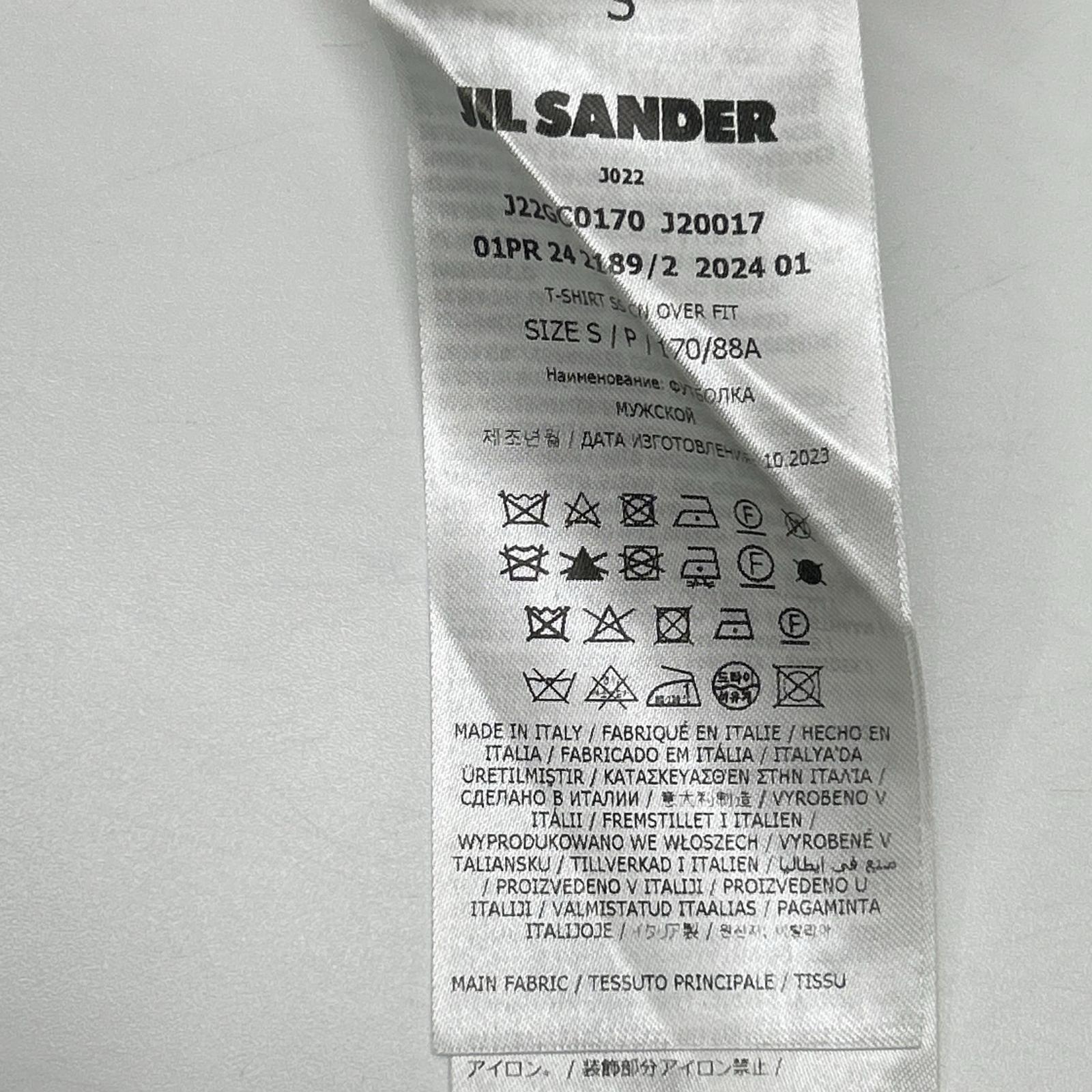 JILSANDER ジルサンダー J22GC0170 24SS ホワイト Tシャツ トップス