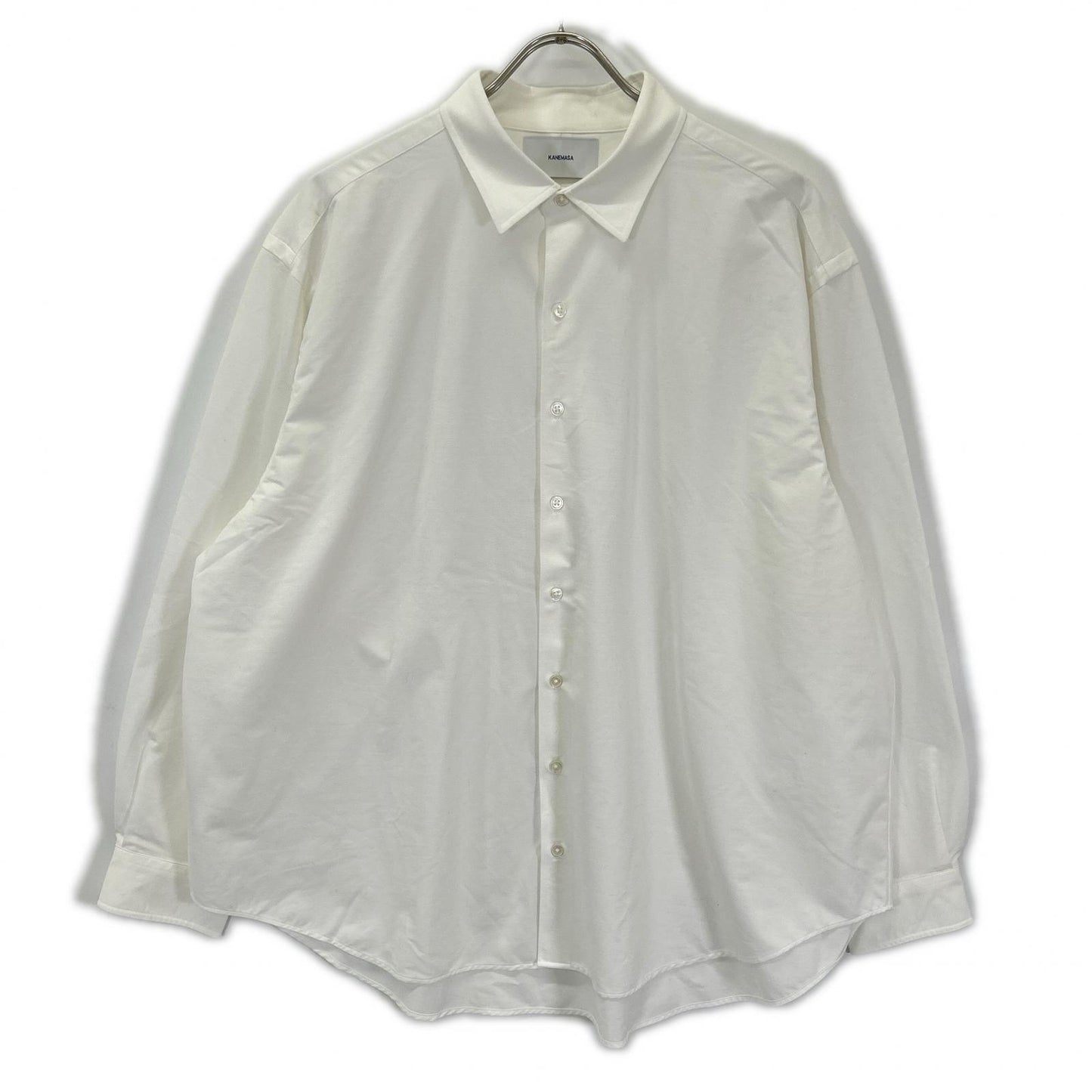 KANEMASA カネマサ KM23S-008 ホワイト ROYAL OX DRESS JERSEY SHIRT トップス