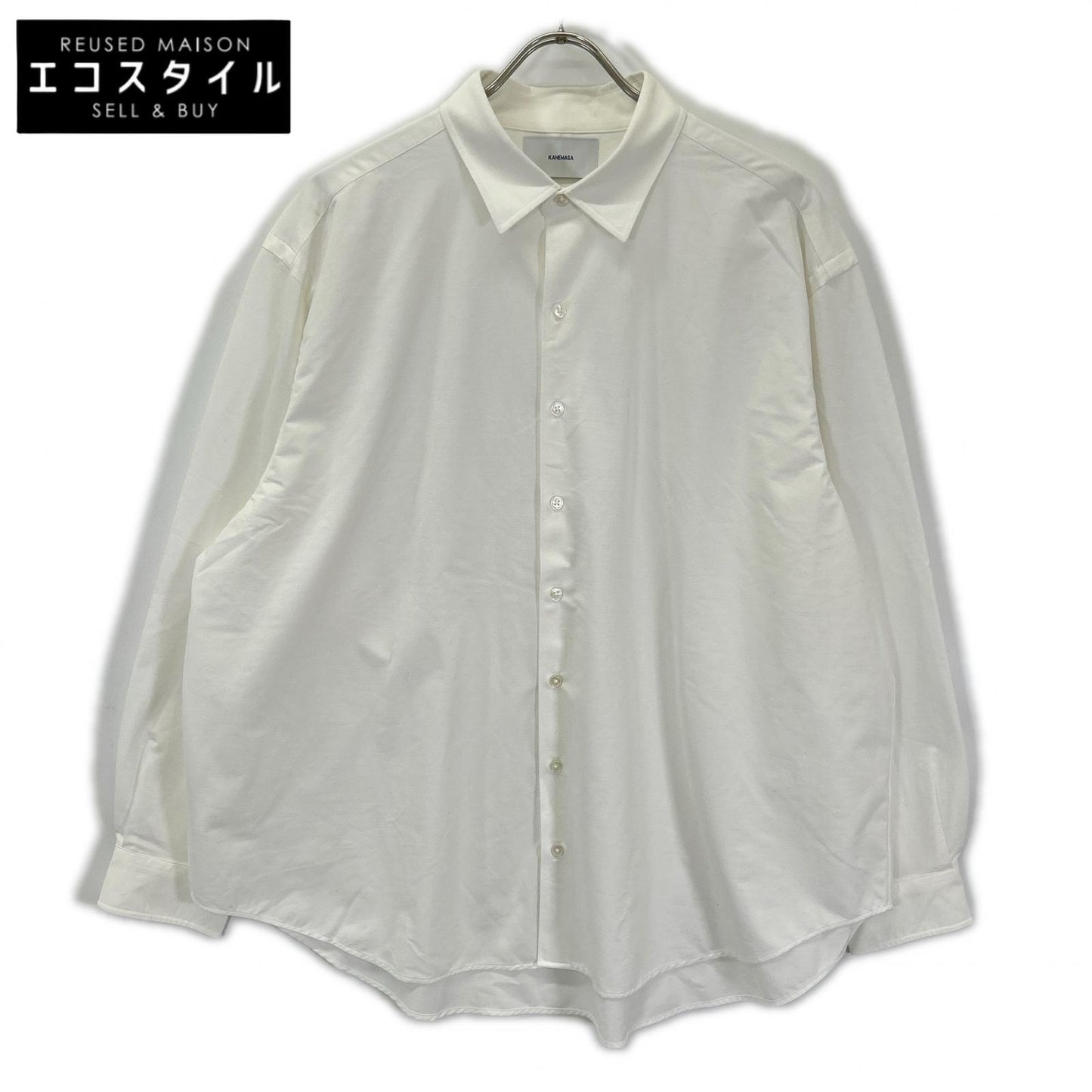 KANEMASA カネマサ KM23S-008 ホワイト ROYAL OX DRESS JERSEY SHIRT トップス