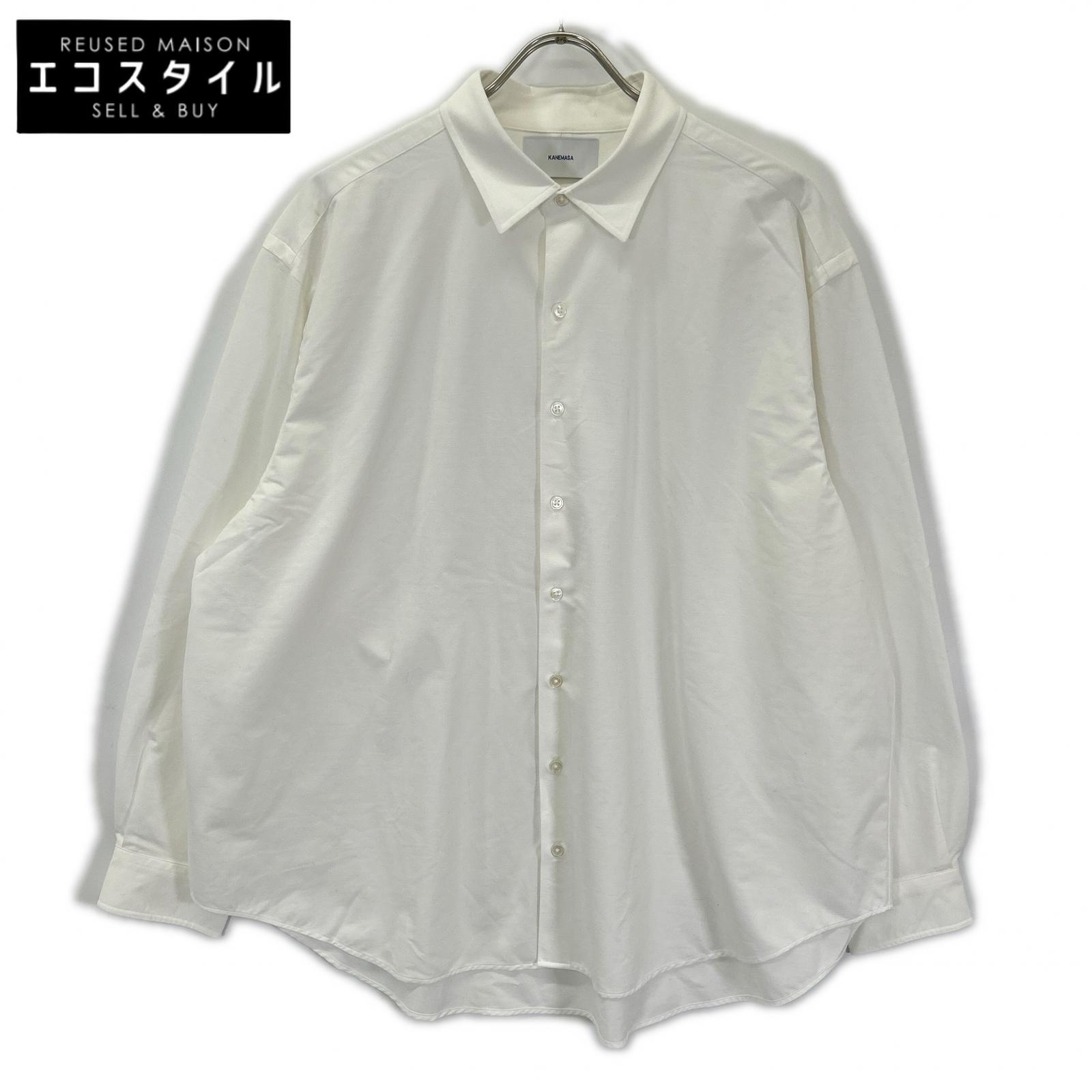 KANEMASA カネマサ KM23S-008 ホワイト ROYAL OX DRESS JERSEY SHIRT トップス