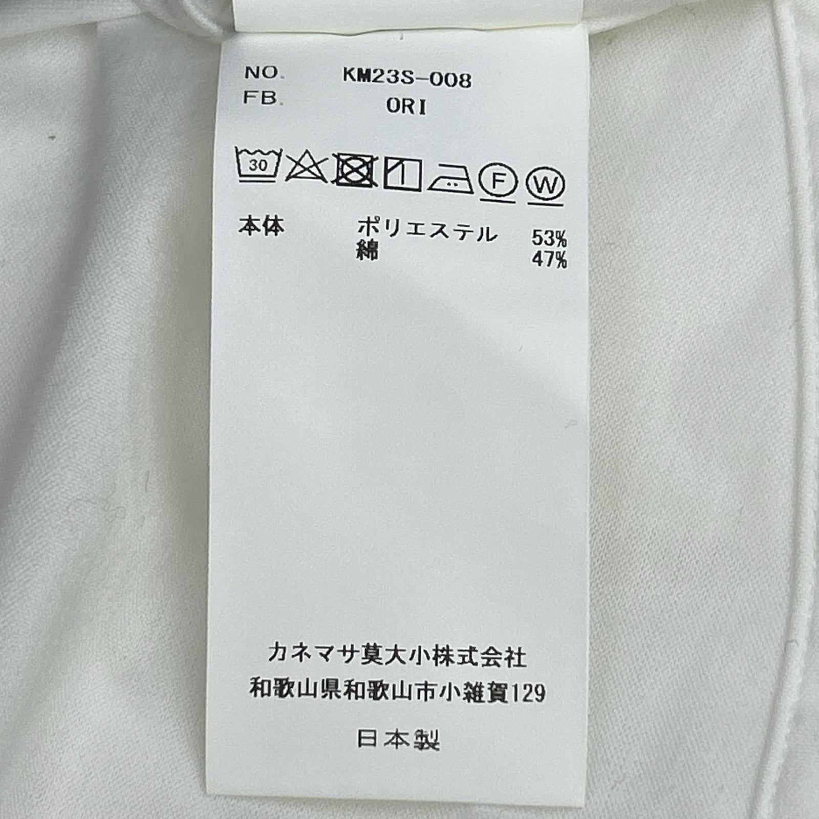 KANEMASA カネマサ KM23S-008 ホワイト ROYAL OX DRESS JERSEY SHIRT トップス