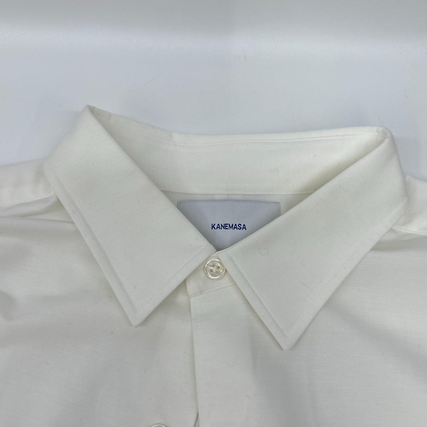 KANEMASA カネマサ KM23S-008 ホワイト ROYAL OX DRESS JERSEY SHIRT トップス