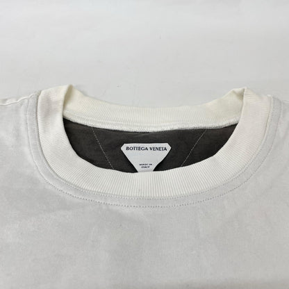 BOTTEGA VENETA ボッテガヴェネタ 744998 ホワイト リラックスフィット ダブルレイヤー コットンTシャツ トップス