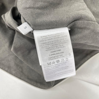 BOTTEGA VENETA ボッテガヴェネタ 744998 ホワイト リラックスフィット ダブルレイヤー コットンTシャツ トップス