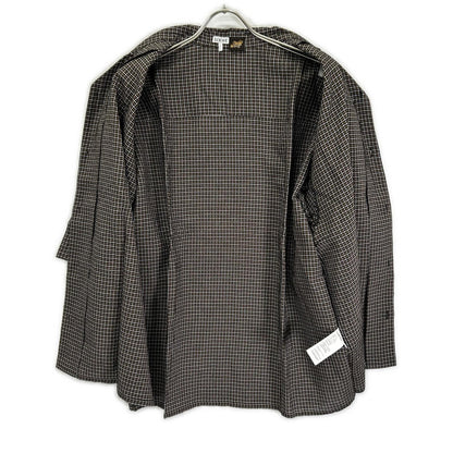 LOEWE ロエベ ブラック×イエロー パウラズ・イビザ マイクロチェック シャツ トップス