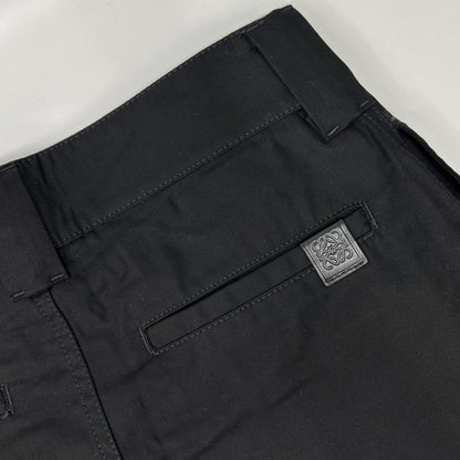 LOEWE ロエベ H616Y04X91 ブラック パウラズ・イビザ プリーツショーツ パンツ ボトムス