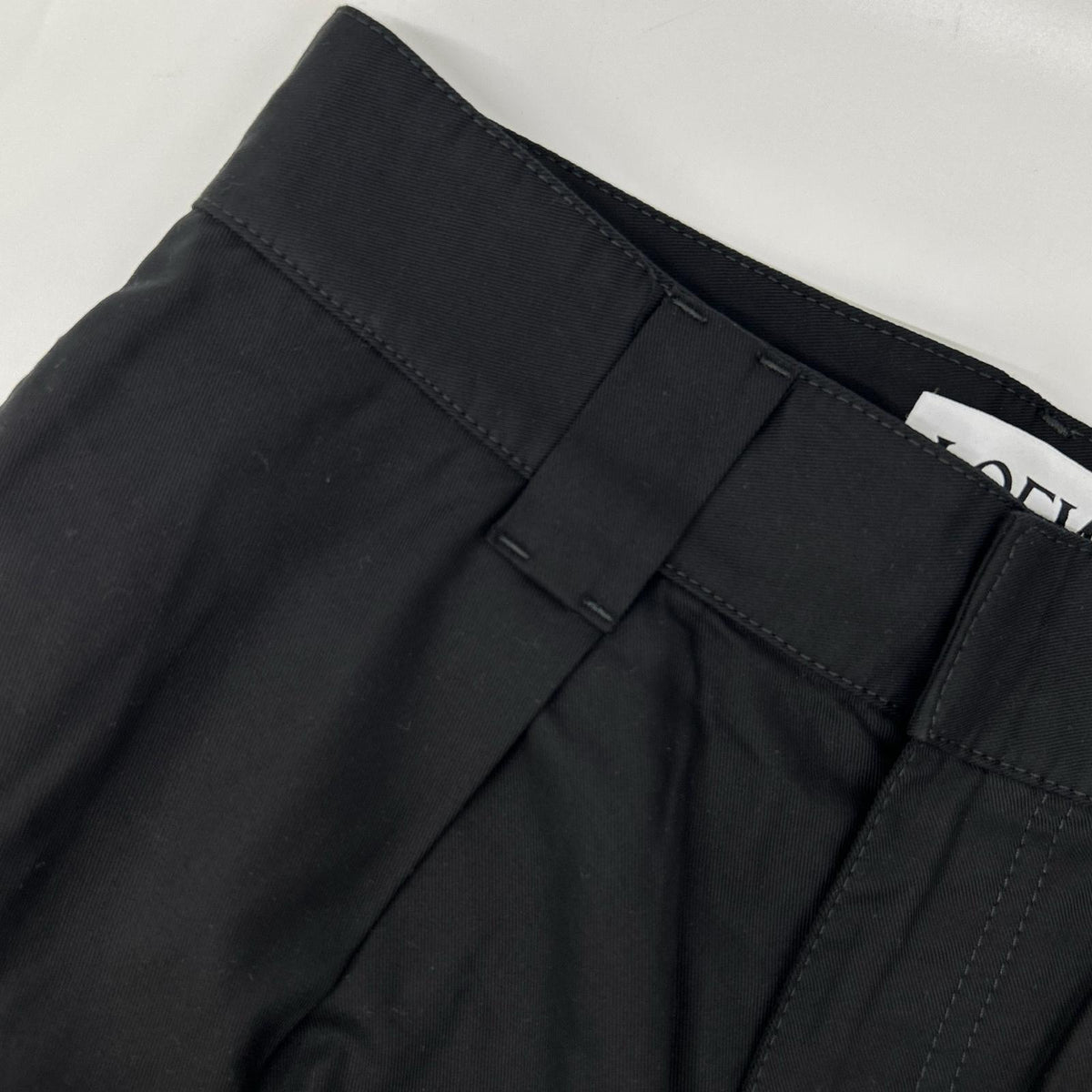 LOEWE ロエベ H616Y04X91 ブラック パウラズ・イビザ プリーツショーツ パンツ ボトムス
