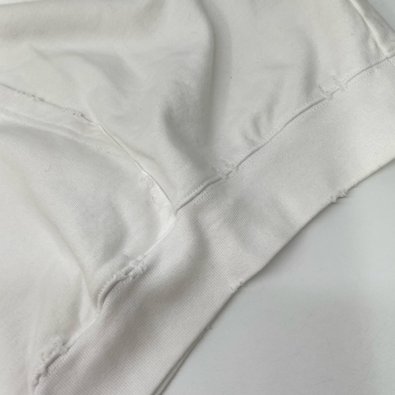 BALENCIAGA バレンシアガ ホワイト×ブラック BB ICON フーディー トップス