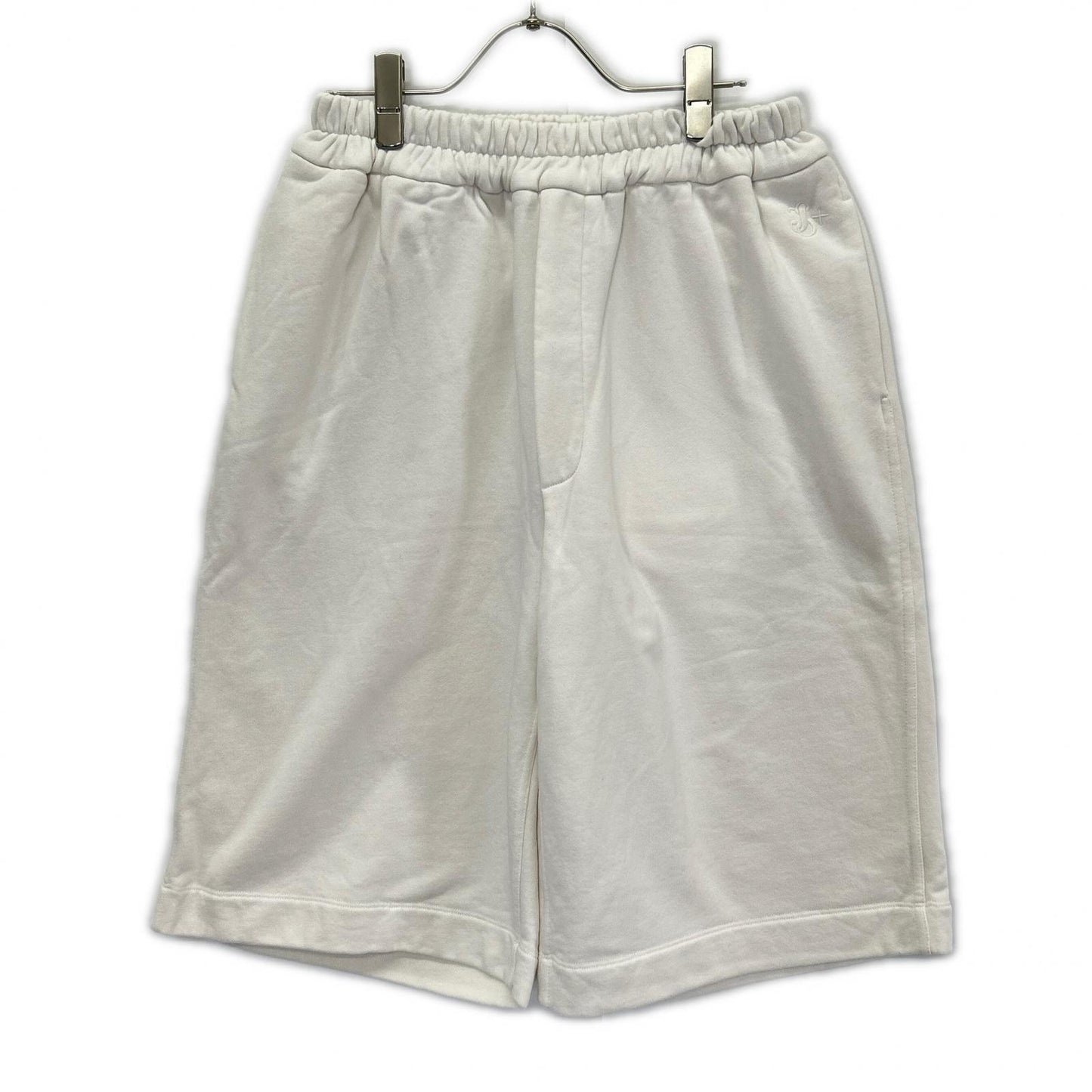 JIL SANDER+ ジルサンダープラス ホワイト スウェットハーフパンツ・フーディ トップス