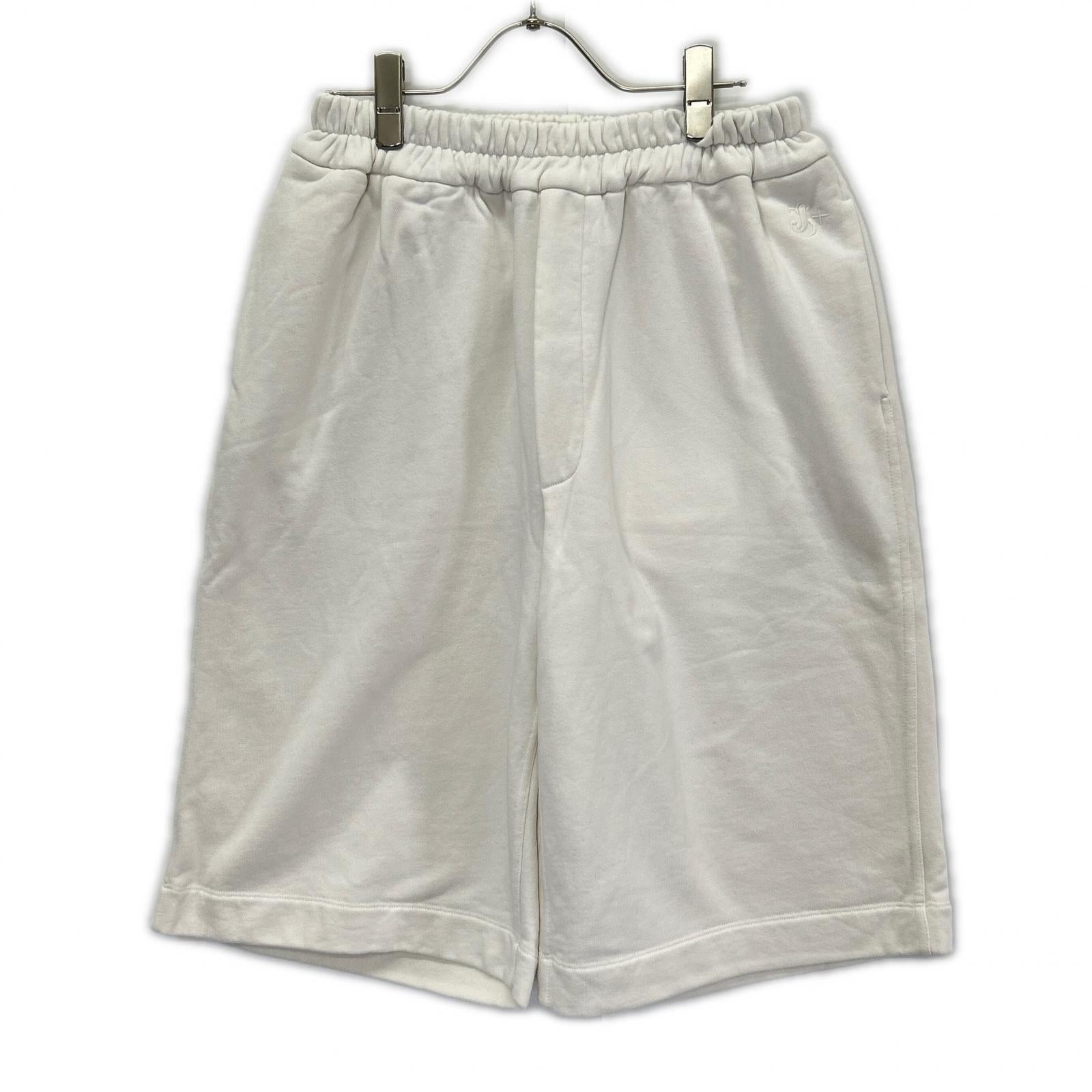 JIL SANDER+ ジルサンダープラス ホワイト スウェットハーフパンツ・フーディ トップス