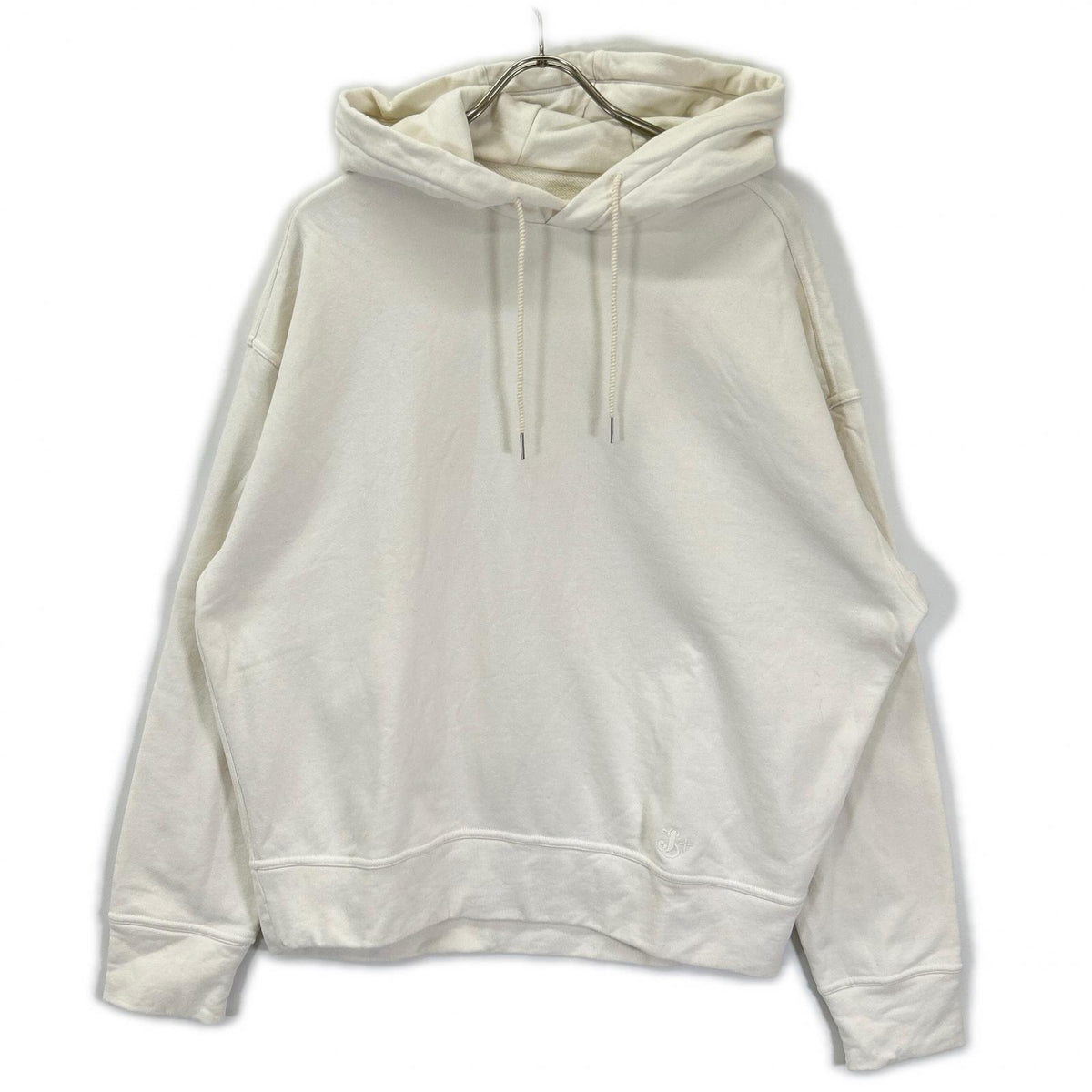 JIL SANDER+ White Sweatshirt Half Pants and Hoodie Tops