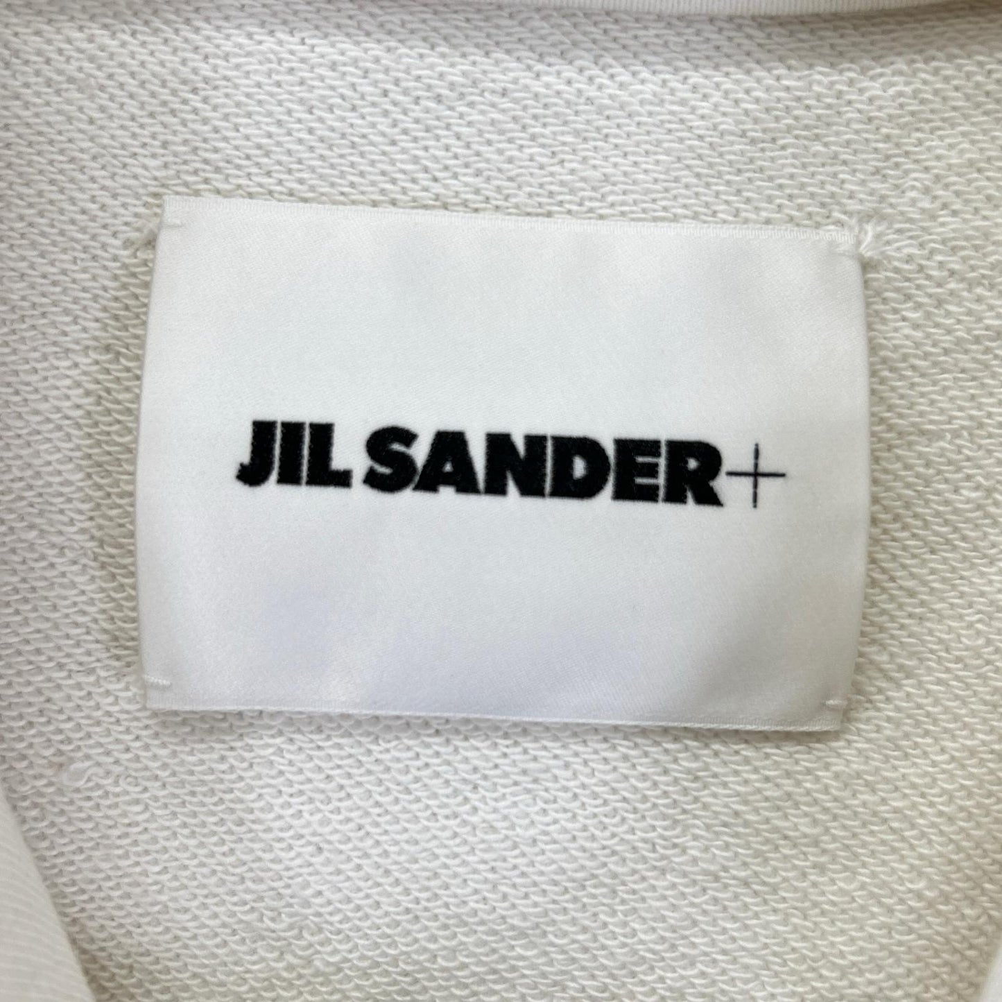 JIL SANDER+ ジルサンダープラス ホワイト スウェットハーフパンツ・フーディ トップス