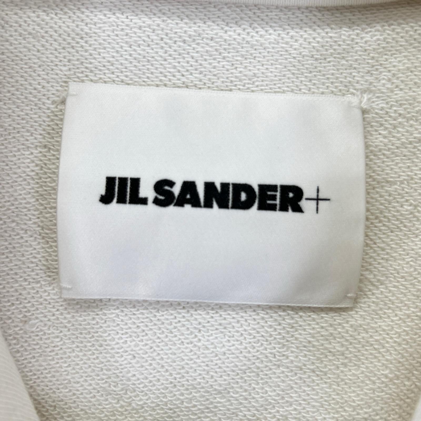 JIL SANDER+ ジルサンダープラス ホワイト スウェットハーフパンツ・フーディ トップス
